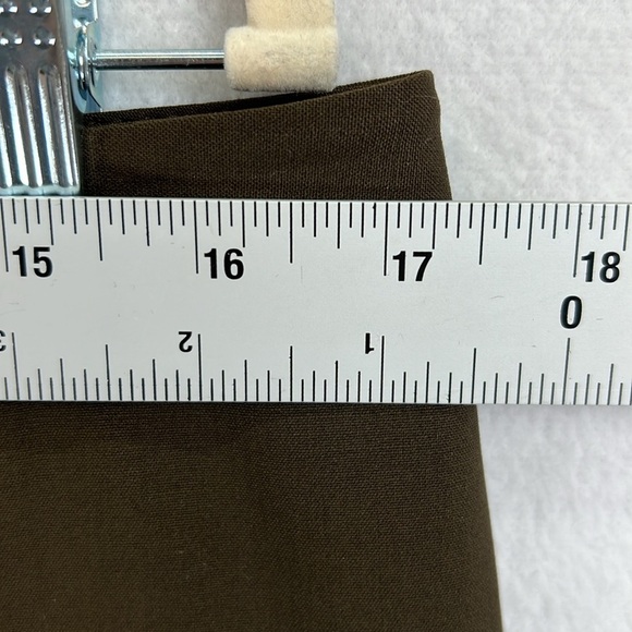 Lafayette 148 New York Women’s Dress Pants Sz 10 Brown Wool/Spandex Like New - Picture 8 of 9